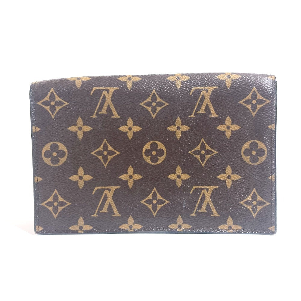 LOUIS VUITTON M69578 モノグラム ポルトフォイユ フロール チェーン チェーンウォレット ショルダーバッグ クラッチバッグ 長財布 モノグラムキャンバス ユニセックス フューシャ ブラウン - brandshop-reference