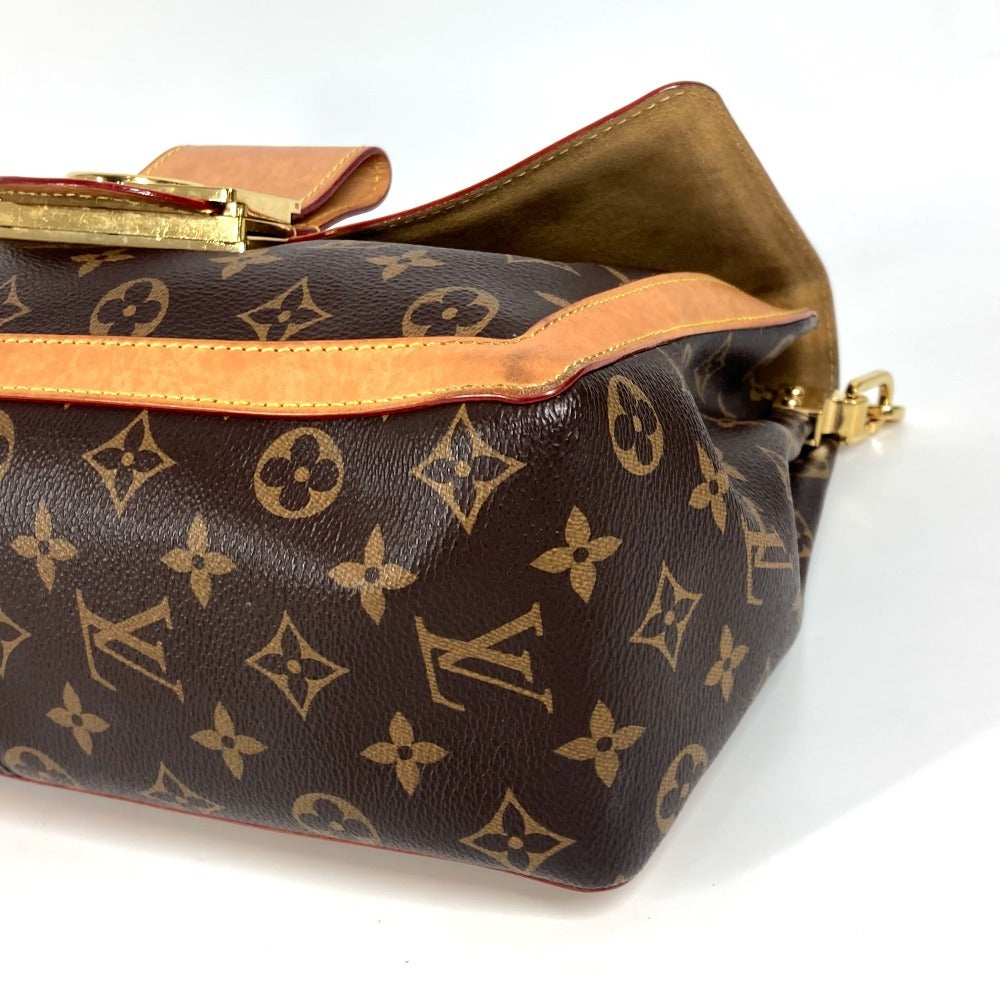 LOUIS VUITTON M47149 モノグラム ドーフィーヌ･ソフト GM カバン 斜め掛け フラップ ハンドバッグ チェーンバッグ 2WAYバッグ ショルダーバッグ モノグラムキャンバス レディース ブラウン - brandshop-reference