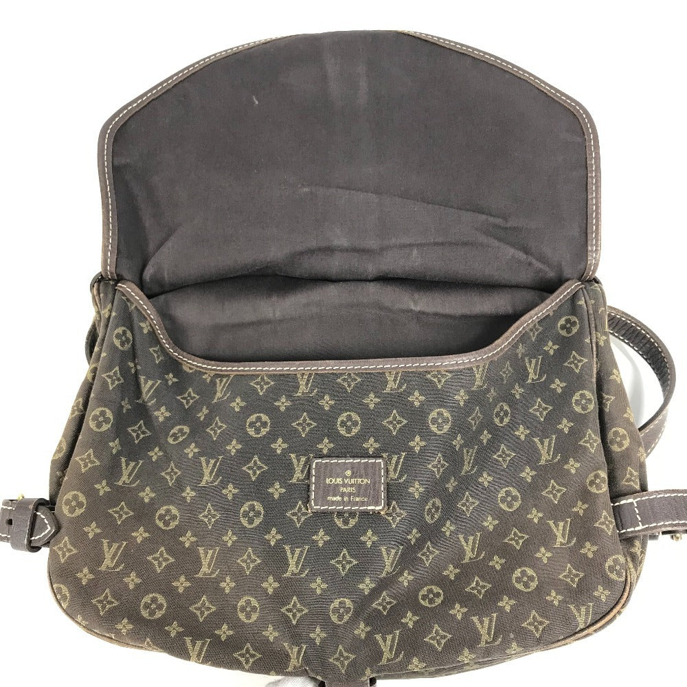 LOUIS VUITTON M95227 モノグラムミニラン ソミュール30 カバン 斜め掛け フラップ ショルダーバッグ モノグラムミニランキャンバス レディース フザン ブラウン - brandshop-reference