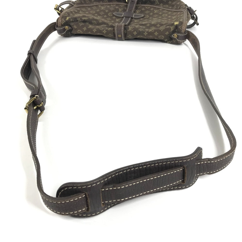 LOUIS VUITTON M95227 モノグラムミニラン ソミュール30 カバン 斜め掛け フラップ ショルダーバッグ モノグラムミニランキャンバス レディース フザン ブラウン - brandshop-reference