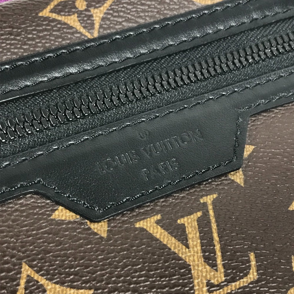 Louis Vuitton M44641 Monogram Logo Story Flat Messenger Pochette Bag Crossbody Bahu Beg Monogram Canvas Unisex Brown