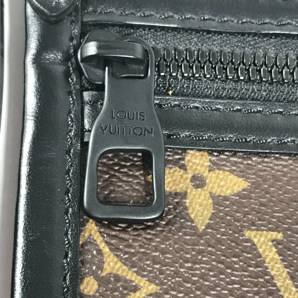 Louis Vuitton M44641 Monogram Logo Story Flat Messenger Pochette Bag Crossbody Bahu Beg Monogram Canvas Unisex Brown