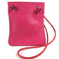 Hermes Bicolor Sack Aline Mini Crossbody Pochette Beg Beg Beg Kulit Pink