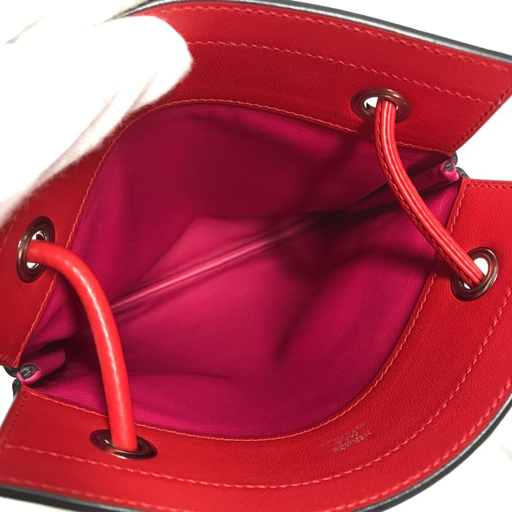 Hermes Bicolor Sack Aline Mini Crossbody Pochette Beg Beg Beg Kulit Pink