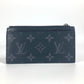 Louis Vuitton M30271 Monogram Eclipse Coin Card Holder Wallet Coin Coin Purse Fragment Case Coin Case Case Monogram Eclipse Canvas Unisex Black
