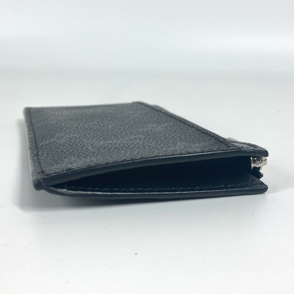 Louis Vuitton M30271 Monogram Eclipse Coin Card Holder Wallet Coin Coin Purse Fragment Case Coin Case Case Monogram Eclipse Canvas Unisex Black