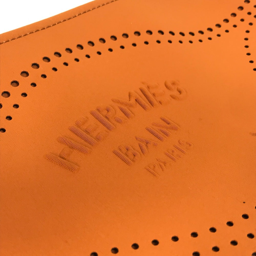 HERMES Neovan MM 클러치 백 멀티 파우치 메이크업 파우치 파우치 폴리아미드 남여 공용 오렌지