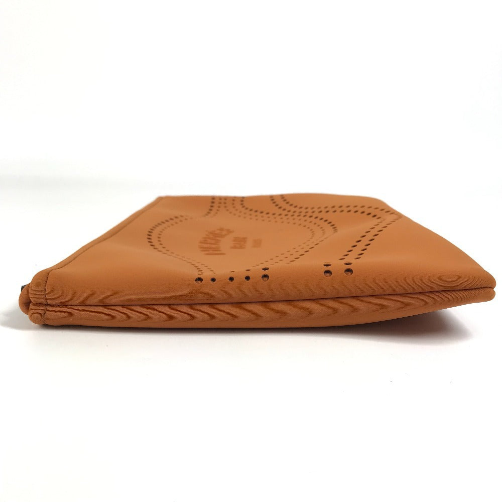 HERMES Neovan MM 클러치 백 멀티 파우치 메이크업 파우치 파우치 폴리아미드 남여 공용 오렌지