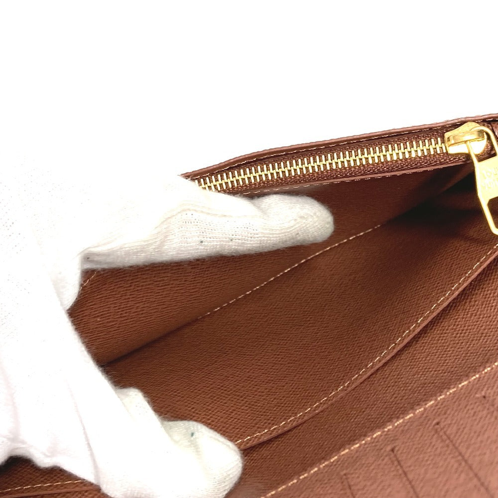 LOUIS VUITTON N00141 LV Birds Damier Pharrell Williams Portefeuille Brazza Long Wallet 2025SS Long Wallet Damier Canvas Unisex Brown