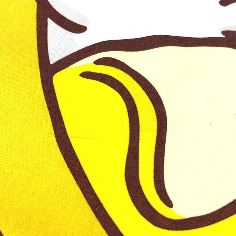 GUCCI 615044 ばなにゃ キャラクター アパレル 半袖 トップス 半袖Ｔシャツ コットン メンズ ホワイト