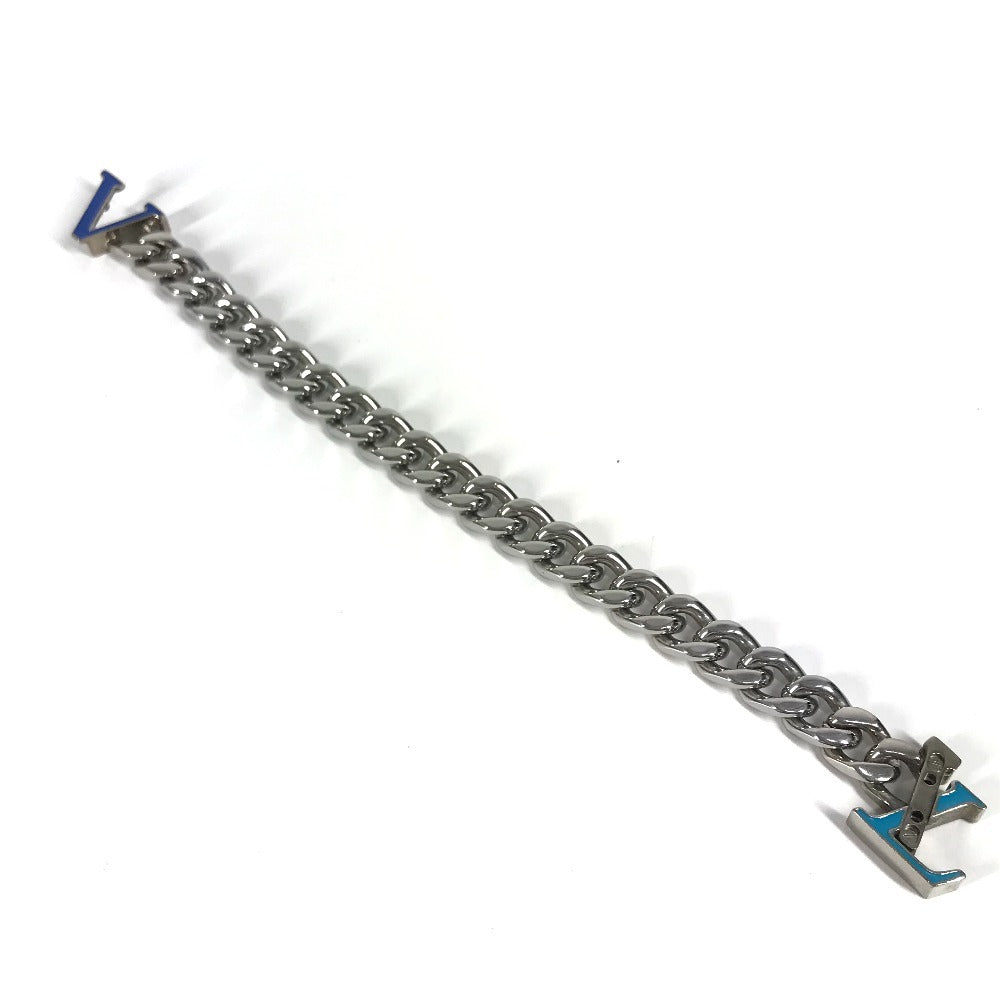 루이 비통 M0919L LV 로고 팔찌 LV 체인 팔찌 LV 이니셜 액세서리 팔찌 메탈 유니섹스 실버