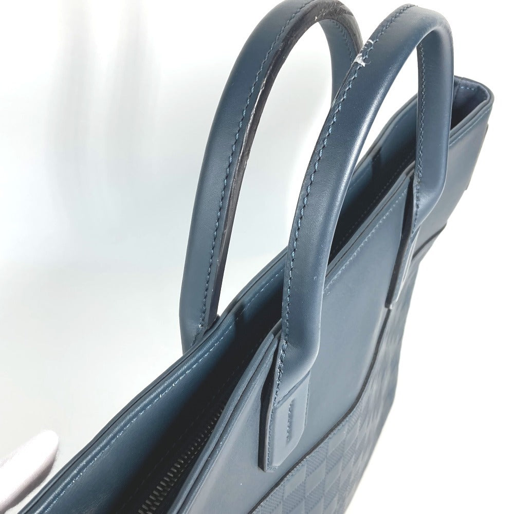 LOUIS VUITTON N41567 Damier Infini 7DW Shoulder Bag Shoulder 2WAY Bag Crossbody Tote Bag Damier Infini Leather Unisex Cosmos Navy