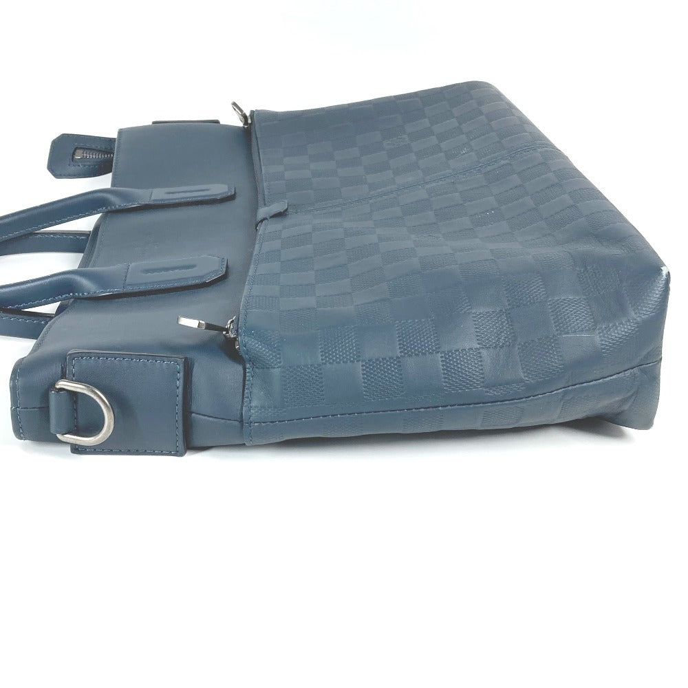 LOUIS VUITTON N41567 Damier Infini 7DW Shoulder Bag Shoulder 2WAY Bag Crossbody Tote Bag Damier Infini Leather Unisex Cosmos Navy