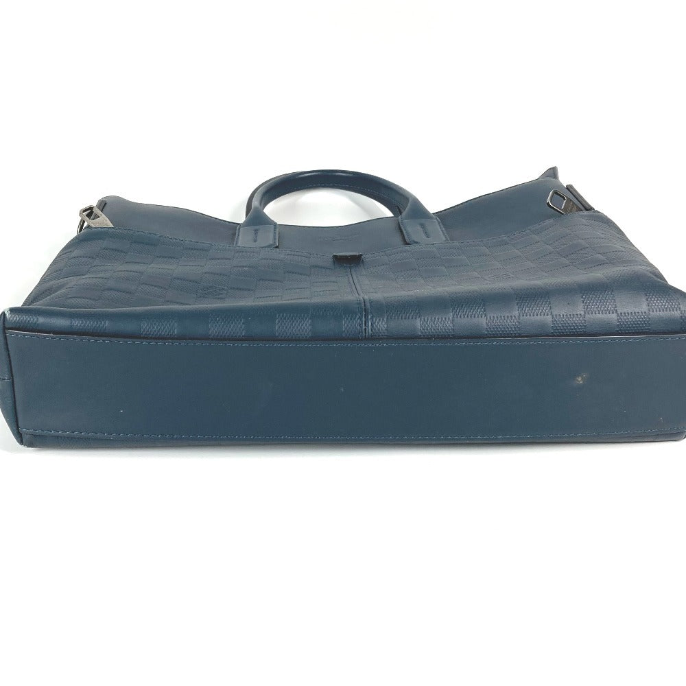 LOUIS VUITTON N41567 Damier Infini 7DW Shoulder Bag Shoulder 2WAY Bag Crossbody Tote Bag Damier Infini Leather Unisex Cosmos Navy