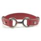 HERMES 개 목걸이 액세서리 애완견 목걸이 가죽 남여 레드