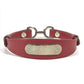 HERMES 개 목걸이 액세서리 애완견 목걸이 가죽 남여 레드