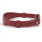 HERMES 개 목걸이 액세서리 애완견 목걸이 가죽 남여 레드