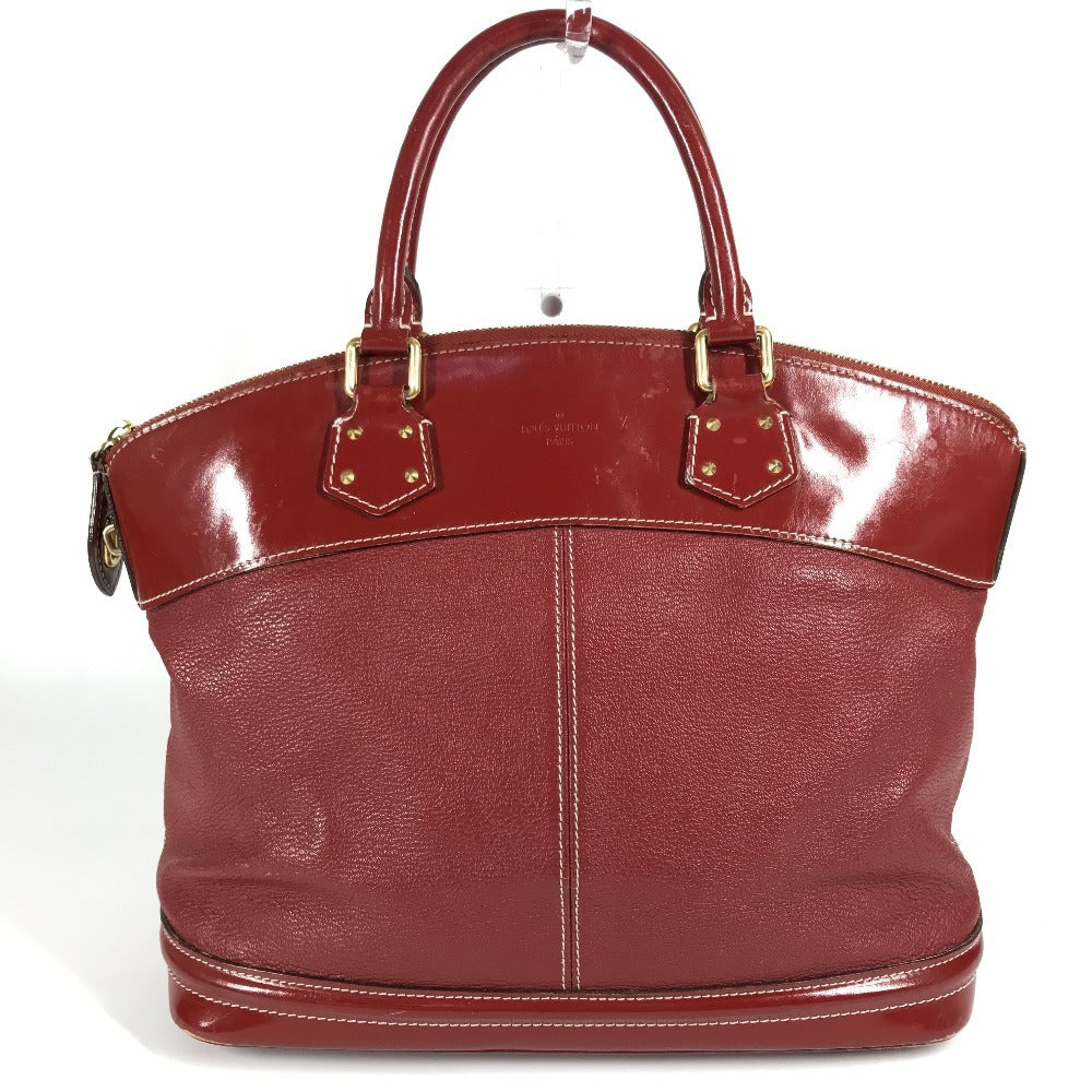 LOUIS VUITTON M95862 Suhari Suhari Lockit MM Bag Tote Bag Handbag Suhari Leather Women's Tanami Red