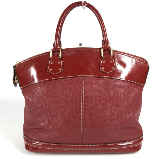 LOUIS VUITTON M95862 Suhari Suhari Lockit MM Bag Tote Bag Handbag Suhari Leather Women's Tanami Red