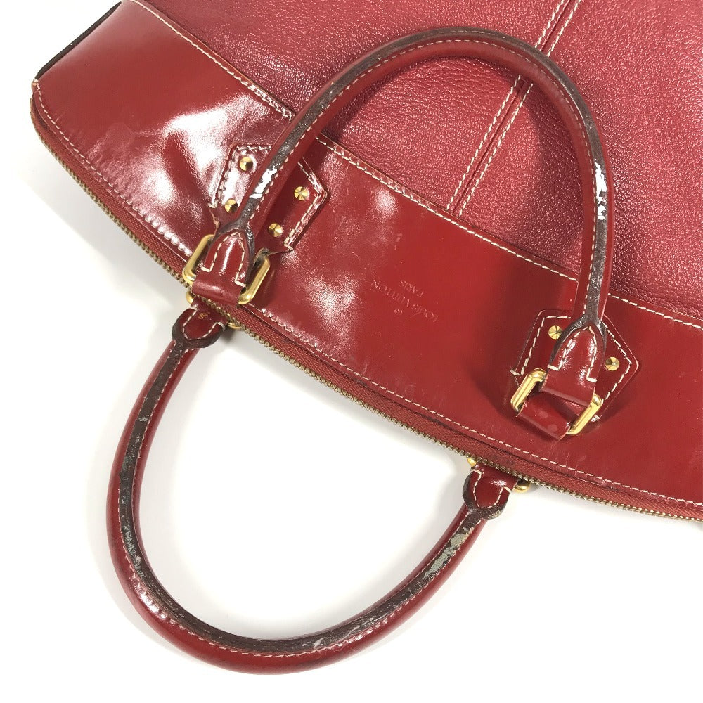 LOUIS VUITTON M95862 Suhari Suhari Lockit MM Bag Tote Bag Handbag Suhari Leather Women's Tanami Red