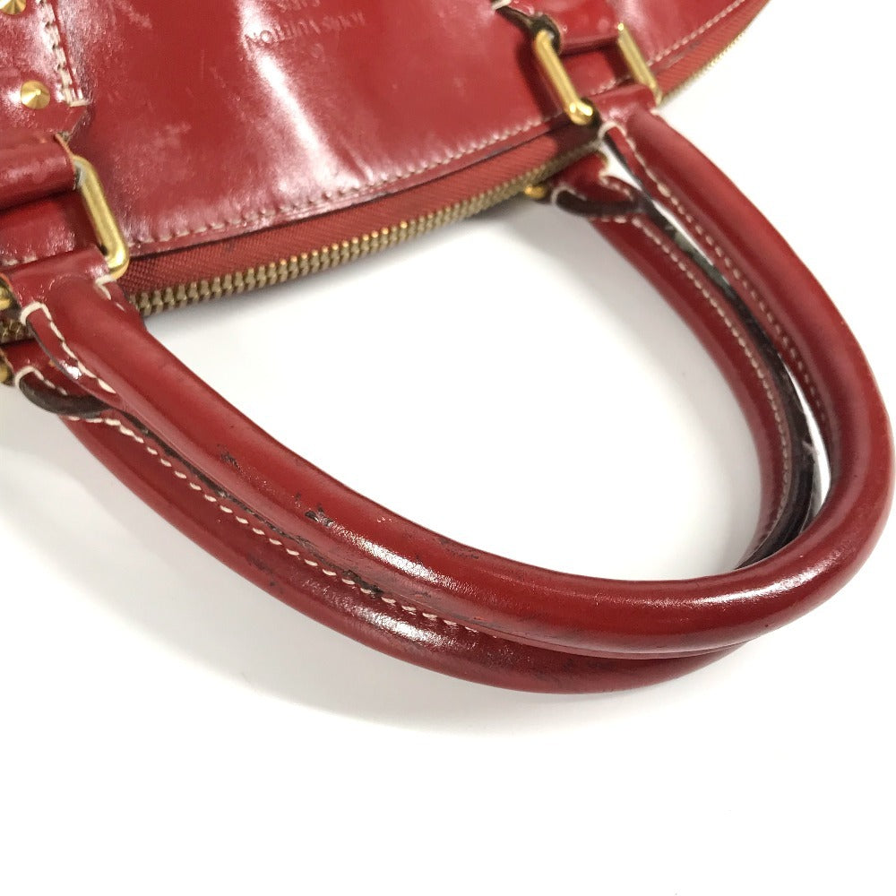 LOUIS VUITTON M95862 Suhari Suhari Lockit MM Bag Tote Bag Handbag Suhari Leather Women's Tanami Red
