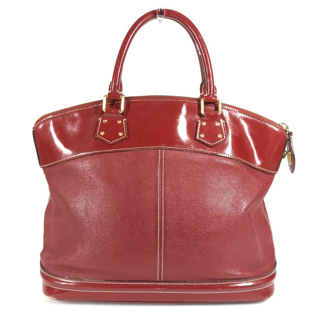 LOUIS VUITTON M95862 Suhari Suhari Lockit MM Bag Tote Bag Handbag Suhari Leather Women's Tanami Red
