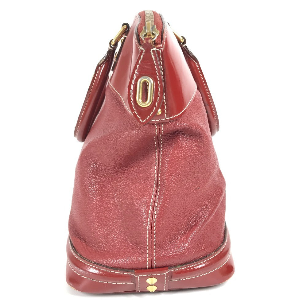 LOUIS VUITTON M95862 Suhari Suhari Lockit MM Bag Tote Bag Handbag Suhari Leather Women's Tanami Red
