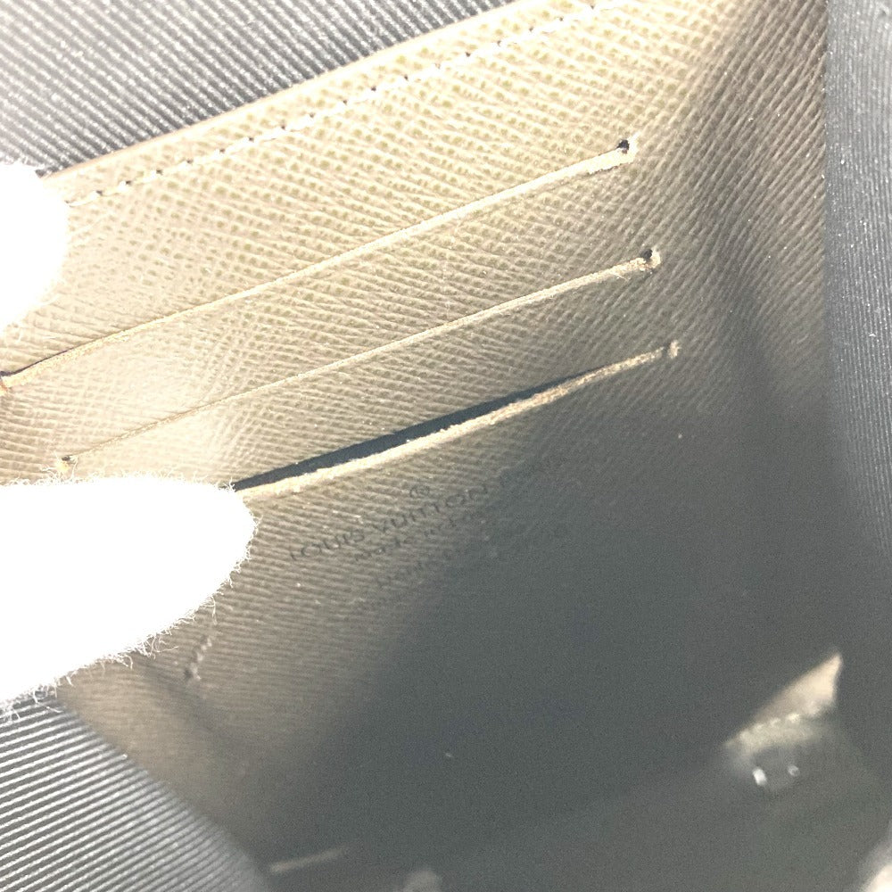 LOUIS VUITTON M30581 타이가 모노그램 폰 박스 포셰트 백 크로스바디 숄더백 타이가 가죽 유니섹스 브라운