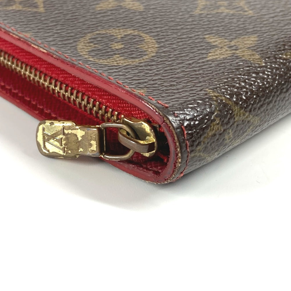 LOUIS VUITTON M95006 Monogram Cherry Takashi Murakami Porto Monet Cartera larga con cremallera Cremallera redonda Cartera larga Monogram Cherry Canvas Mujer Marrón
