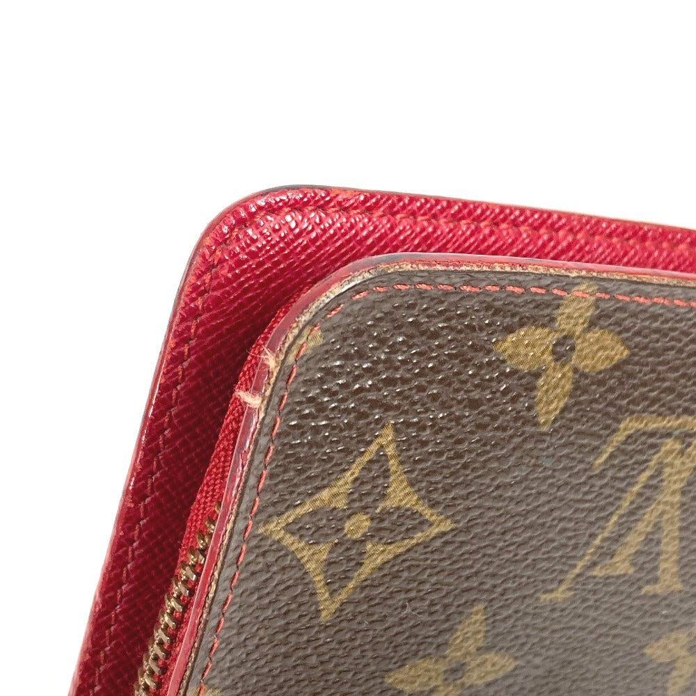 LOUIS VUITTON M95006 Monogram Cherry Takashi Murakami Porto Monet Cartera larga con cremallera Cremallera redonda Cartera larga Monogram Cherry Canvas Mujer Marrón