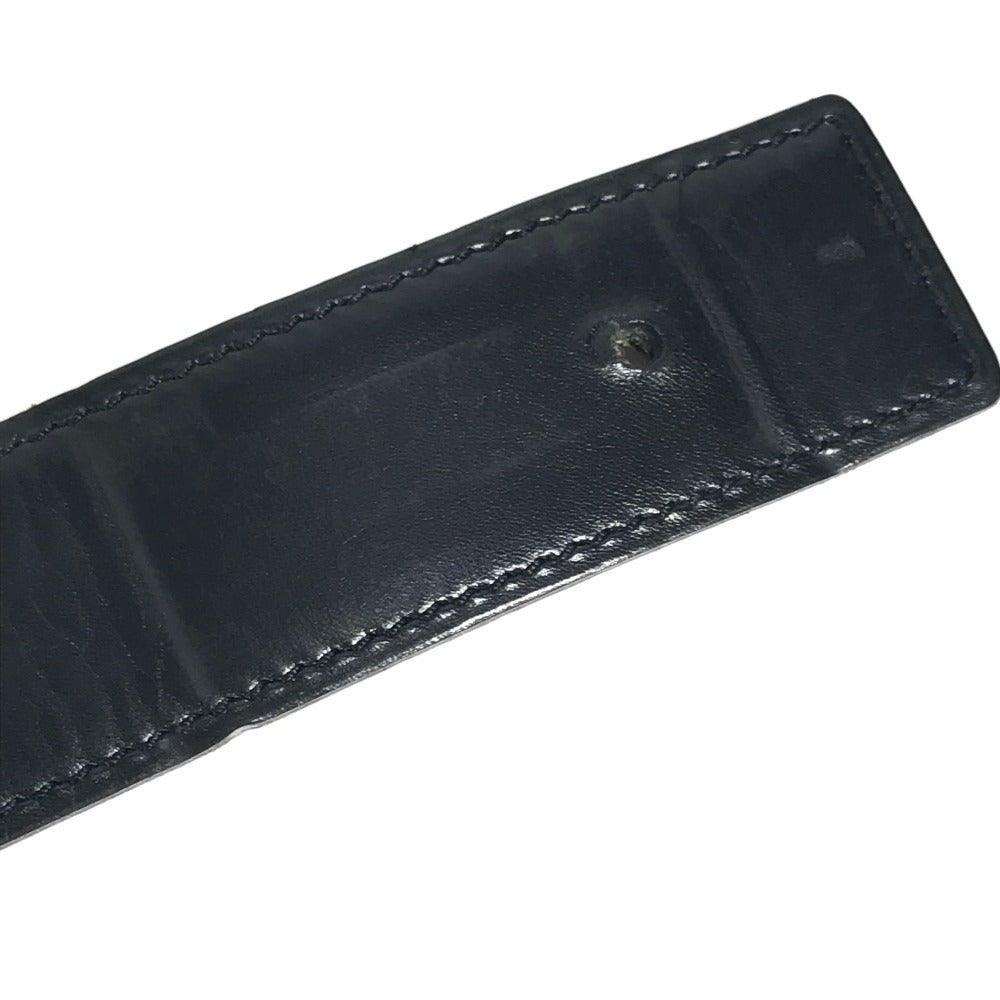 HERMES H Belt H Belt Bottoms Belt Buckle Belt Leather Women's Black