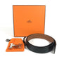HERMES H Belt H Belt Bottoms Belt Buckle Belt Leather Women's Black