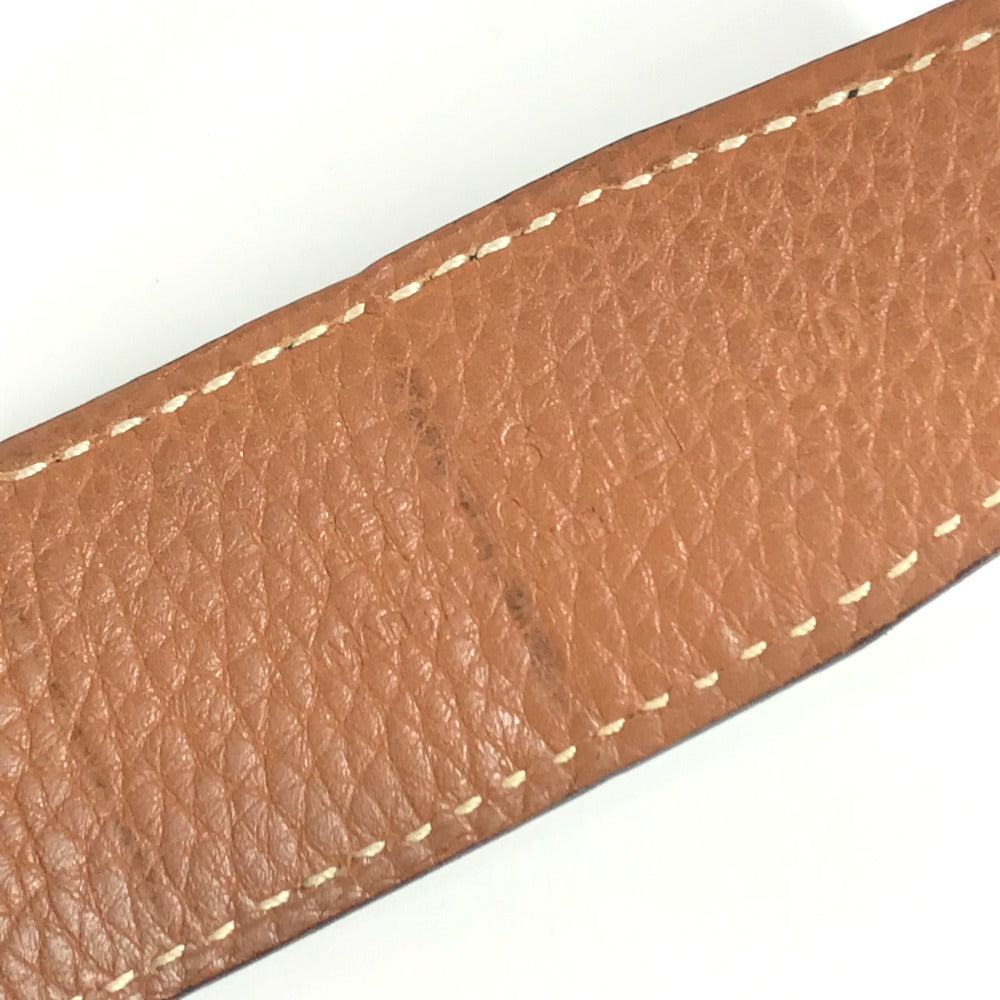 HERMES H Belt H Belt Bottoms Belt Buckle Belt Leather Women's Black