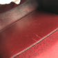 HERMES Vintage Wood Handle 2WAY Bag Shoulder Bag 2WAY Bag Handbag Box Calf Women's Wine Red