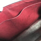 HERMES Vintage Wood Handle 2WAY Bag Shoulder Bag 2WAY Bag Handbag Box Calf Women's Wine Red