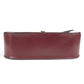 HERMES Vintage Wood Handle 2WAY Bag Shoulder Bag 2WAY Bag Handbag Box Calf Women's Wine Red