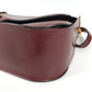 HERMES Vintage Wood Handle 2WAY Bag Shoulder Bag 2WAY Bag Handbag Box Calf Women's Wine Red