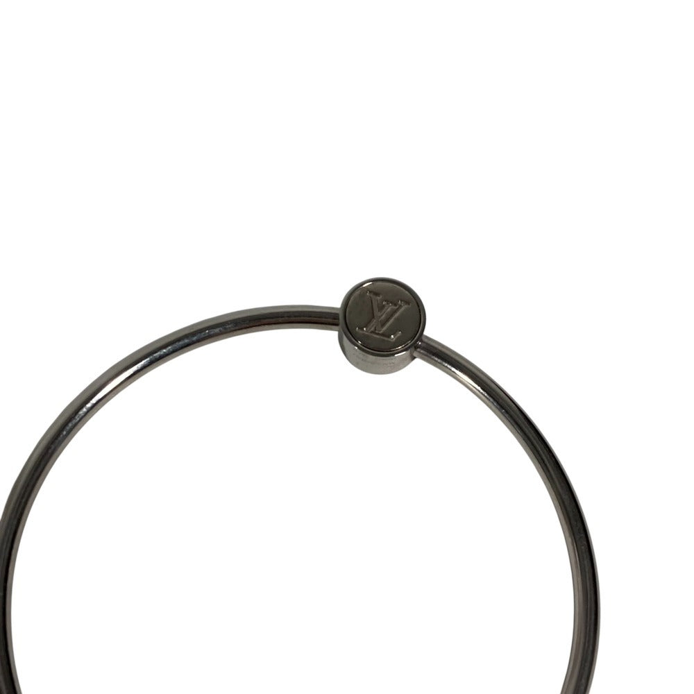 LOUIS VUITTON M68854 マイク ラインストーン スニーカー ポルトクレ・ラウンドリング バッグチャーム キーリング キーホルダー メタル ユニセックス シルバー