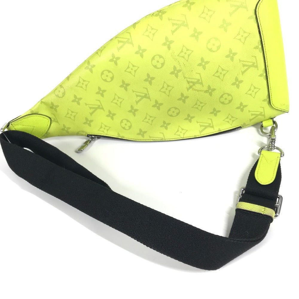 LOUIS VUITTON M30945 Taigarama Duo Sling Bag Crossbody Bag Body Bag Monogram Canvas Unisex Jaune Yellow