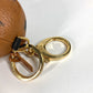 MCM A Bathing Ape Milo Visetos Bag Charm Keychain Leather Unisex Brown