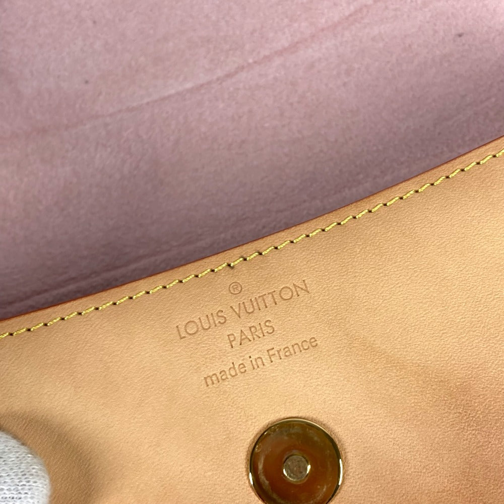 LOUIS VUITTON Monogram By The Pool Etuilunette Woody Sunglasses Case Glasses Eyewear Glasses Glasses Case Leather Women's Pink