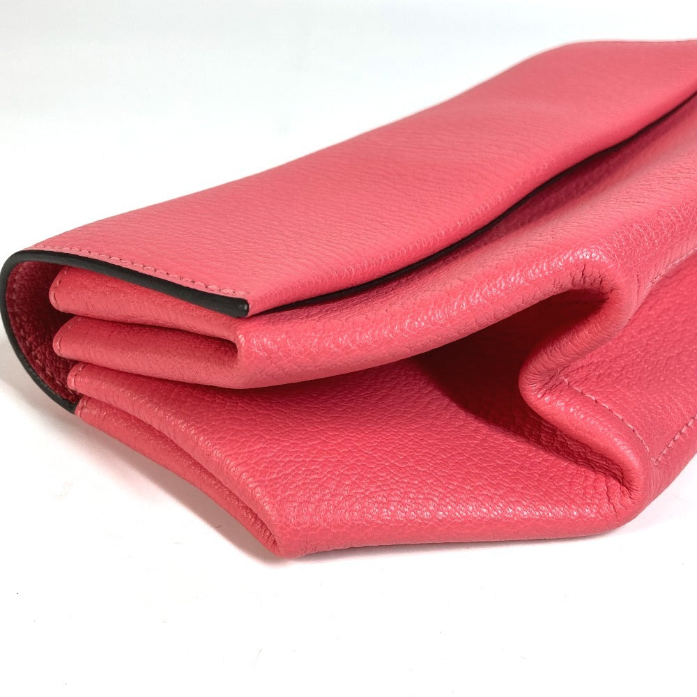 HERMES オプリ クラッチ カバン ポーチ フラップ クラッチバッグ シェーブル レディース ローズアザレ ピンク