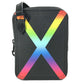 LOUIS VUITTON M30332 Taiga Rainbow Danube Messenger Bag Crossbody Pochette Bolso de hombro Taiga Cuero Unisex Negro