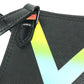 LOUIS VUITTON M30332 Taiga Rainbow Danube Messenger Bag Crossbody Pochette Bolso de hombro Taiga Cuero Unisex Negro