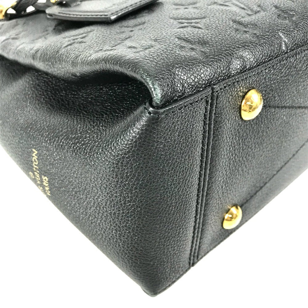LOUIS VUITTON M43758 모노그램 엠프렌 쉬렌 MM 백 W 체인 숄더백 토트백 숄더백 모노그램 엠프렌 가죽 여성 느와르 블랙