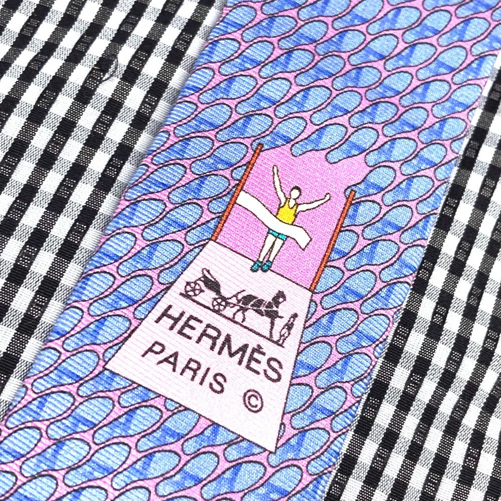 HERMES petit h tie bolso tote bolso de hombro bolso de mano vertical bolso de hombro algodón unisex multicolor