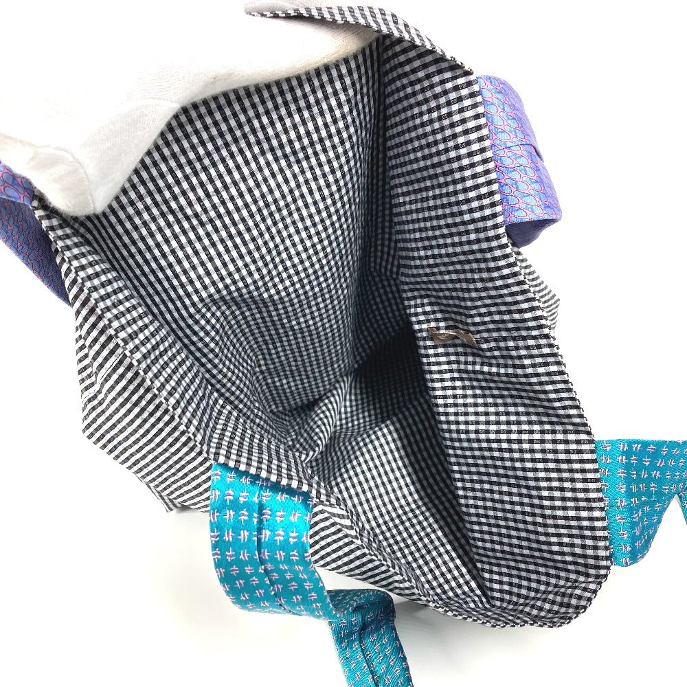 HERMES petit h tie bolso tote bolso de hombro bolso de mano vertical bolso de hombro algodón unisex multicolor