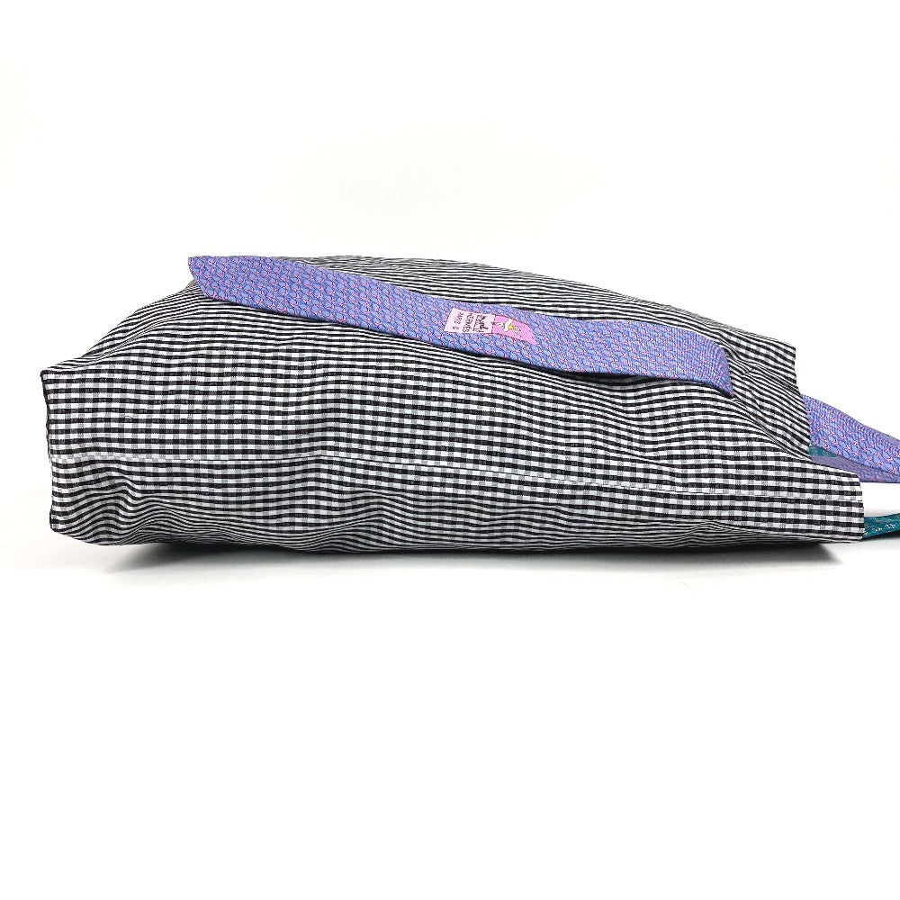 HERMES petit h tie bolso tote bolso de hombro bolso de mano vertical bolso de hombro algodón unisex multicolor