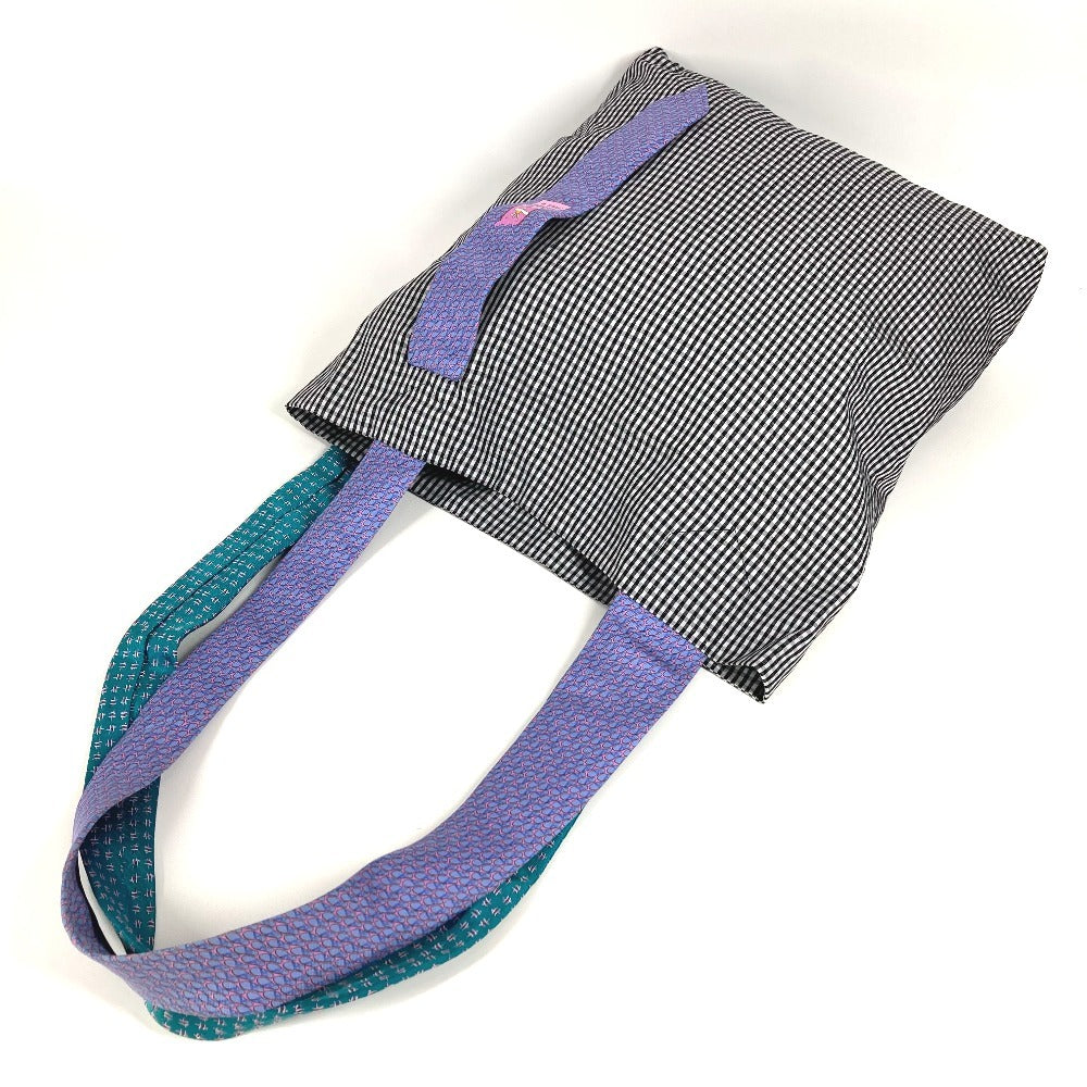 HERMES petit h tie bolso tote bolso de hombro bolso de mano vertical bolso de hombro algodón unisex multicolor