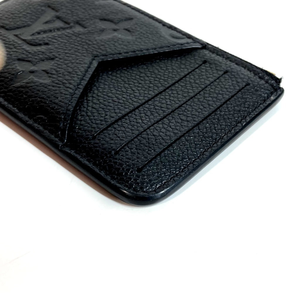 LOUIS VUITTON M81883 モノグラムアンプラント カードケース ポルト カルト･ロミー 財布 名刺入れ コンパクトウォレット コインケース モノグラムアンプラントレザー ユニセックス ノワール ブラック